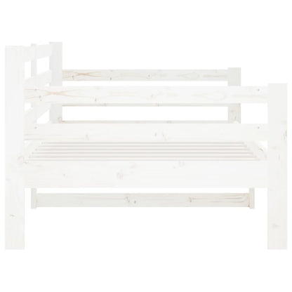 vidaXL Day Bed without Mattress White 90x190cm Solid Wood Pine