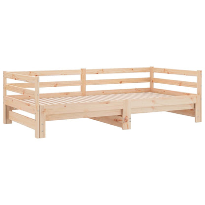 vidaXL Pull-out Day Bed without Mattress 90x190 cm