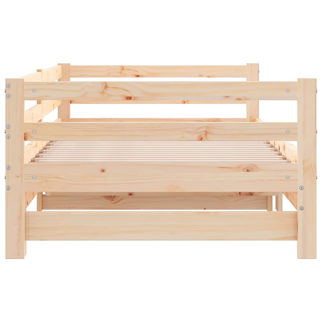 vidaXL Pull-out Day Bed without Mattress 90x190 cm