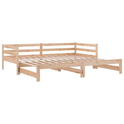 vidaXL Pull-out Day Bed without Mattress 90x190 cm