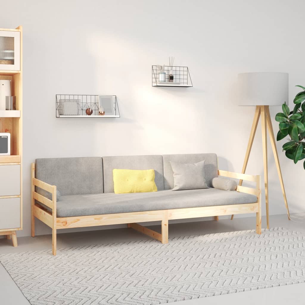 vidaXL Day Bed without Mattress 80x200cm Solid Wood Pine