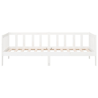 vidaXL Day Bed without Mattress White 80x200cm Solid Wood Pine