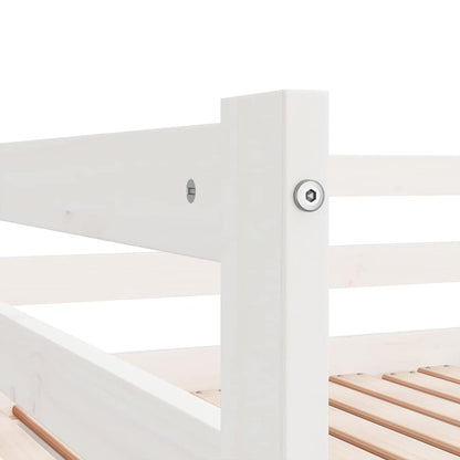 vidaXL Pull-out Day Bed without Mattress White 80x200 cm