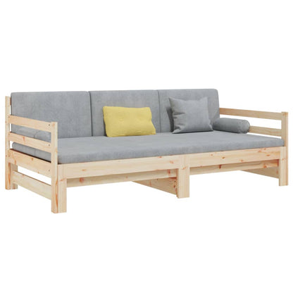 vidaXL Pull-out Day Bed without Mattress 2x(80x200)cm