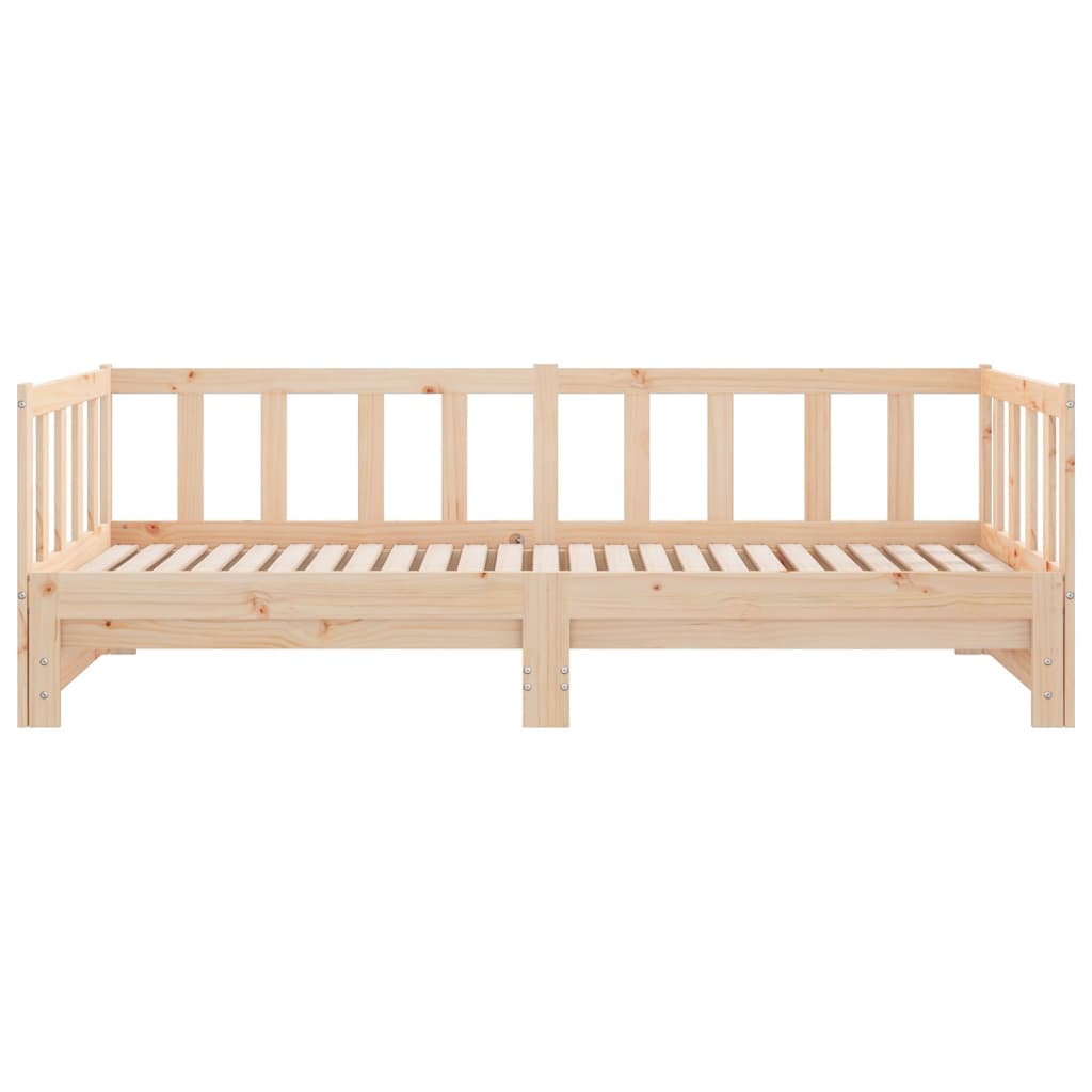 vidaXL Pull-out Day Bed without Mattress 2x(80x200)cm