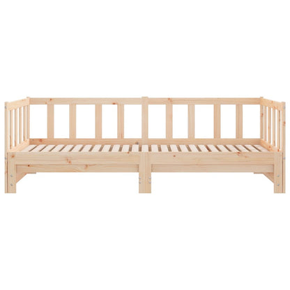 vidaXL Pull-out Day Bed without Mattress 2x(80x200)cm