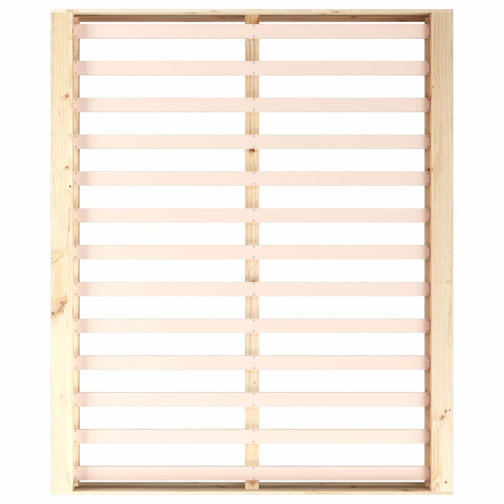 vidaXL Bed Frame without Mattress 200x200 cm Solid Wood