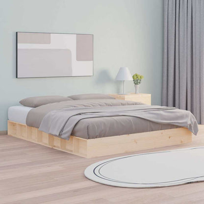 vidaXL Bed Frame without Mattress 200x200 cm Solid Wood