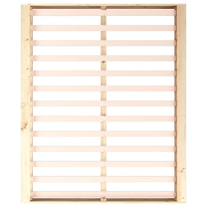 vidaXL Bed Frame without Mattress 180x200 cm Super King Super King Size Solid Wood