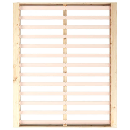 vidaXL Bed Frame without Mattress 150x200 cm King Size King Size Solid Wood