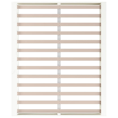vidaXL Bed Frame without Mattress White 150x200 cm King Size King Size Solid Wood