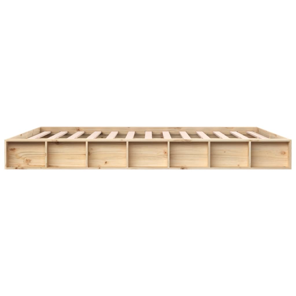 vidaXL Bed Frame without Mattress 140x200 cm Solid Wood