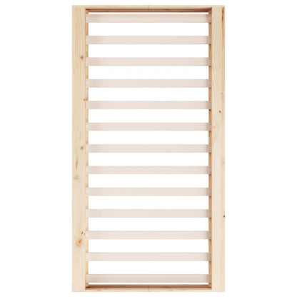 vidaXL Bed Frame | Natural Wood | Solid pine wood, Plywood | Single