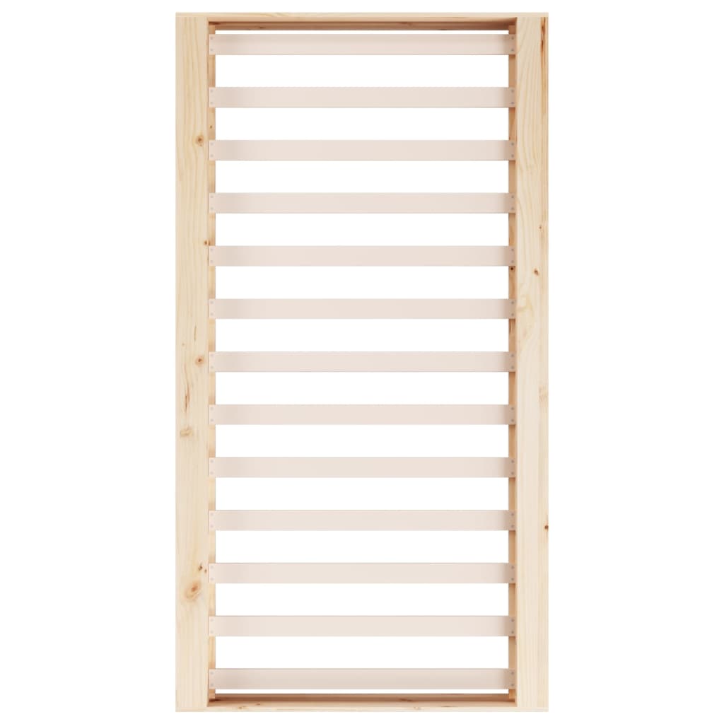 vidaXL Bed Frame without Mattress 75x190 cm Small Single Small Single Solid Wood