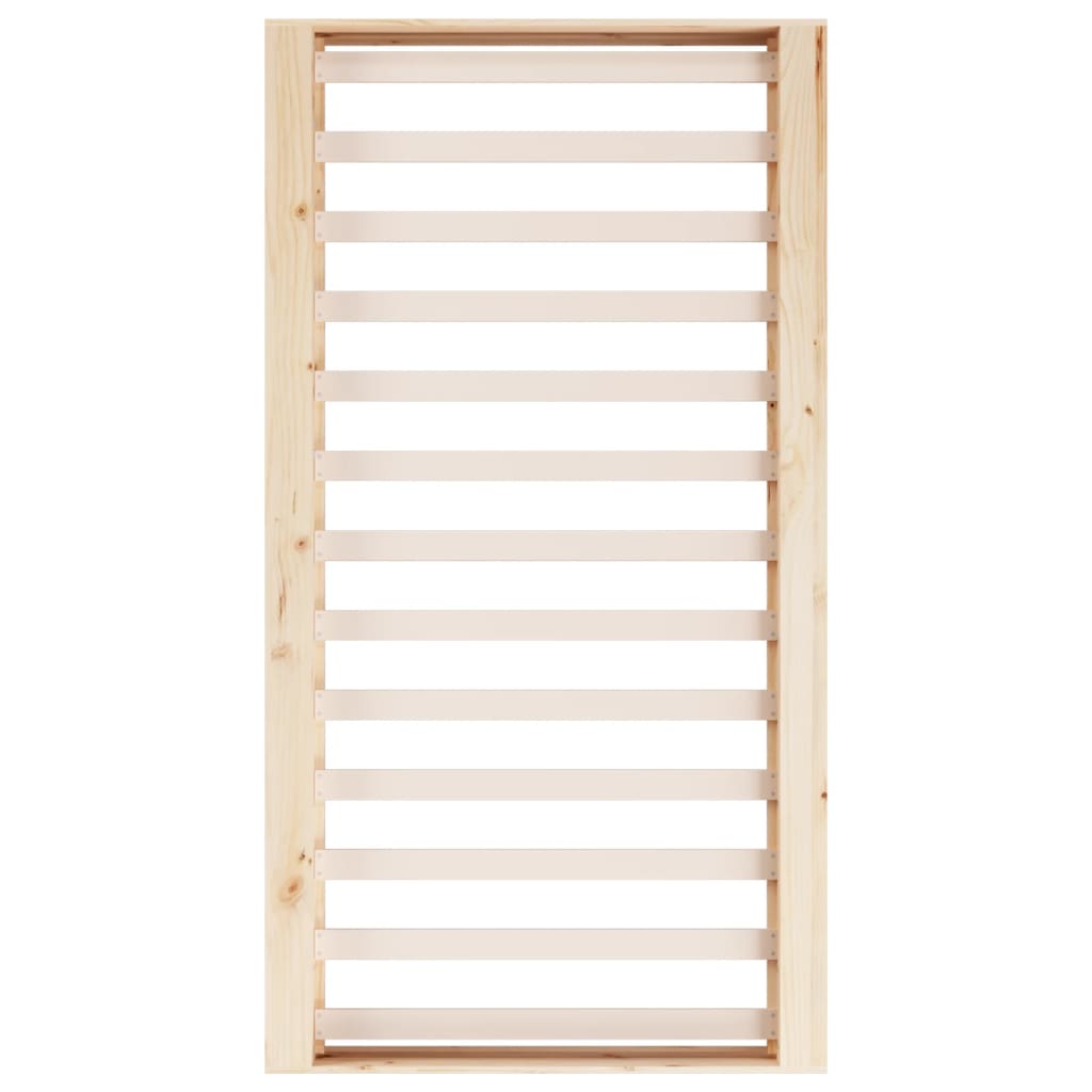 vidaXL Bed Frame without Mattress 90x190 cm Single Single Solid Wood