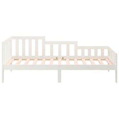 vidaXL Day Bed without Mattress White 80x200 cm Solid Wood Pine