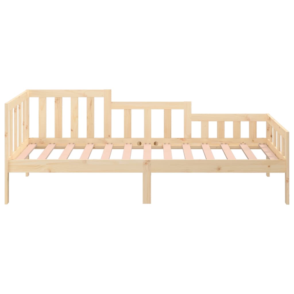 vidaXL Day Bed | Natural Wood | Solid pinewood | 90 x 200 cm
