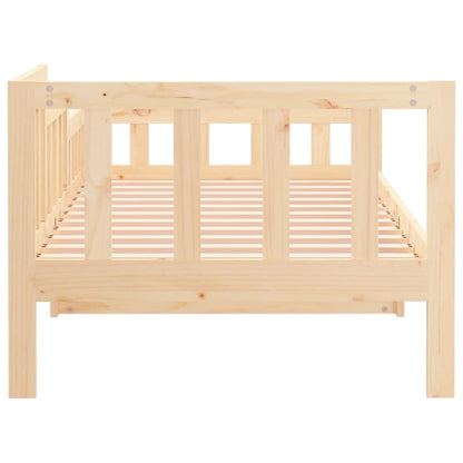 vidaXL Day Bed | Natural Wood | Solid pinewood | 90 x 200 cm