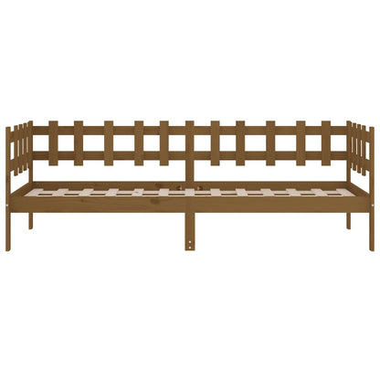 vidaXL Day Bed without Mattress Honey Brown 90x200 cm Solid Wood Pine