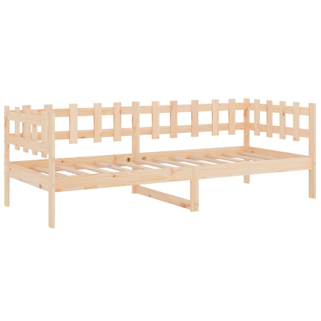 vidaXL Day Bed without Mattress 90x190 cm Single Solid Wood Pine