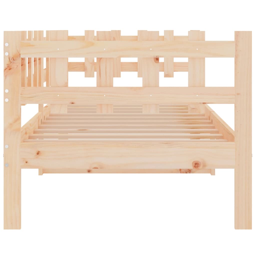 vidaXL Day Bed without Mattress 90x190 cm Single Solid Wood Pine
