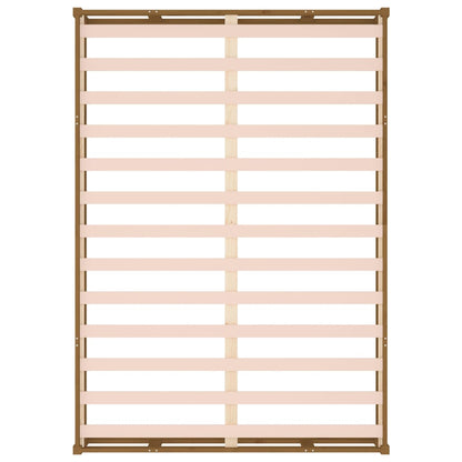 vidaXL Bed Frame without Mattress Honey Brown 120x200 cm Solid Wood