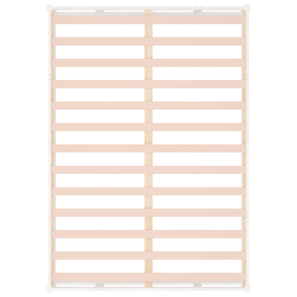 vidaXL Bed Frame without Mattress White 160x200 cm Solid Wood