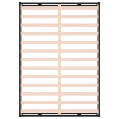 vidaXL Bed Frame without Mattress Black 200x200 cm Solid Wood
