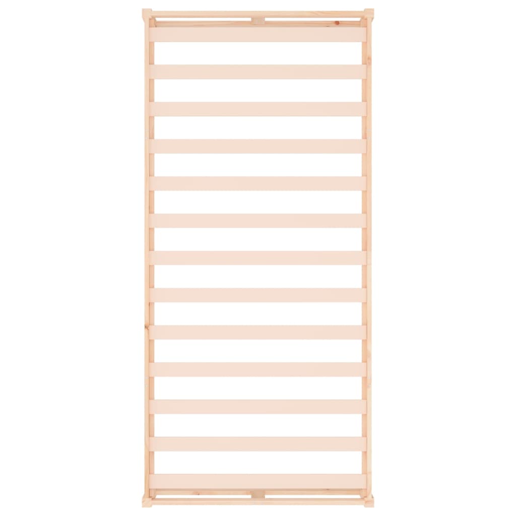vidaXL Bed Frame | Natural Pine | Solid pine wood | Small Single | Durable