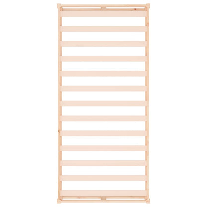 vidaXL Bed Frame | Natural Pine | Solid pine wood | Small Single | Durable