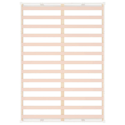 vidaXL Bed Frame without Mattress White 120x190 cm Small Double  Solid Wood