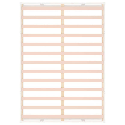 vidaXL Bed Frame without Mattress White 135x190 cm Double Double Solid Wood