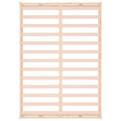 vidaXL Bed Frame | Natural Wood | Solid Pine Wood, Plywood | Double | Durable