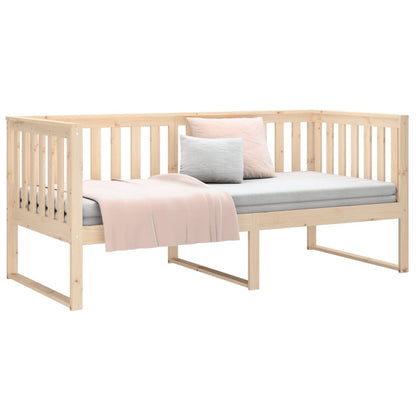 vidaXL Day Bed without Mattress 90x190 cm Single Solid Wood Pine