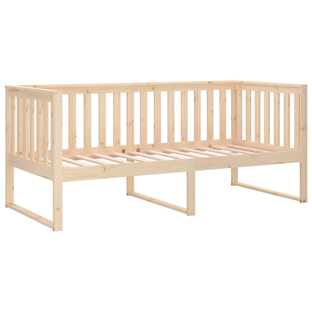 vidaXL Day Bed without Mattress 90x190 cm Single Solid Wood Pine