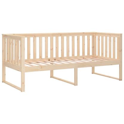 vidaXL Day Bed without Mattress 90x190 cm Single Solid Wood Pine