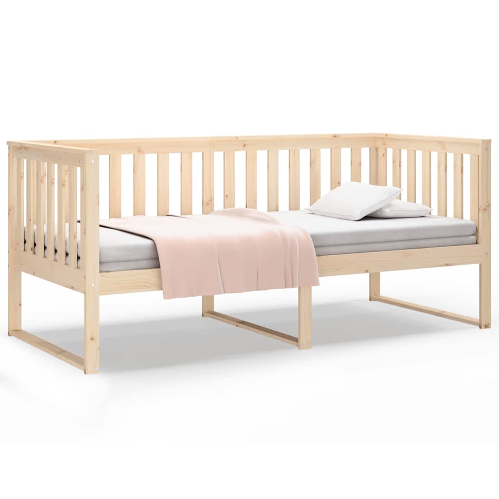 vidaXL Day Bed without Mattress 100x200 cm Solid Wood Pine