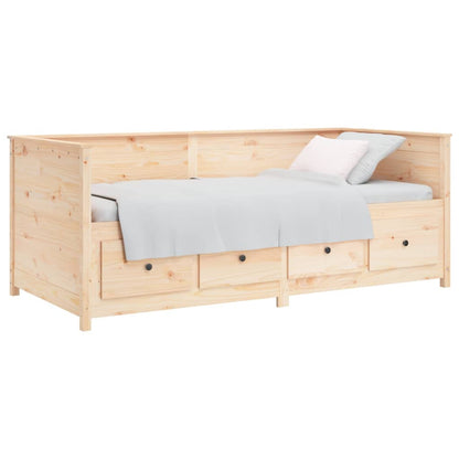 vidaXL Day Bed without Mattress 90x190 cm Single  Solid Wood Pine