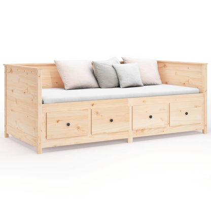 vidaXL Day Bed without Mattress 90x190 cm Single  Solid Wood Pine