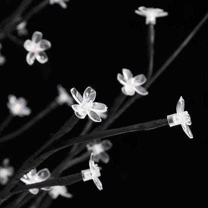345131 vidaXL Cherry Blossom LED Tree Warm White 120 LEDs 150 cm