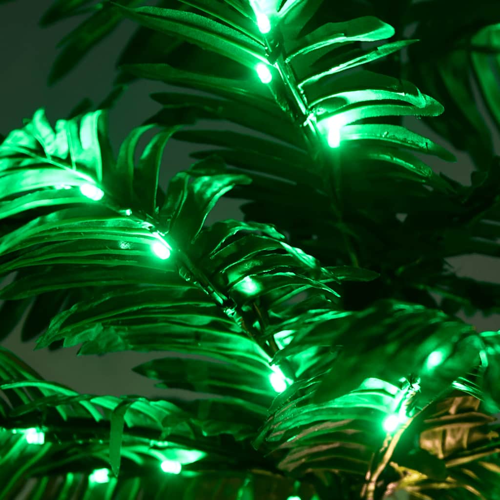 vidaXL LED Palm Tree Warm White 136 LEDs 220 cm