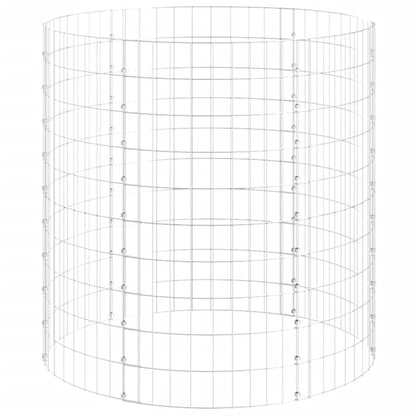 vidaXL Garden Composter Ø100x100 cm Galvanised Steel