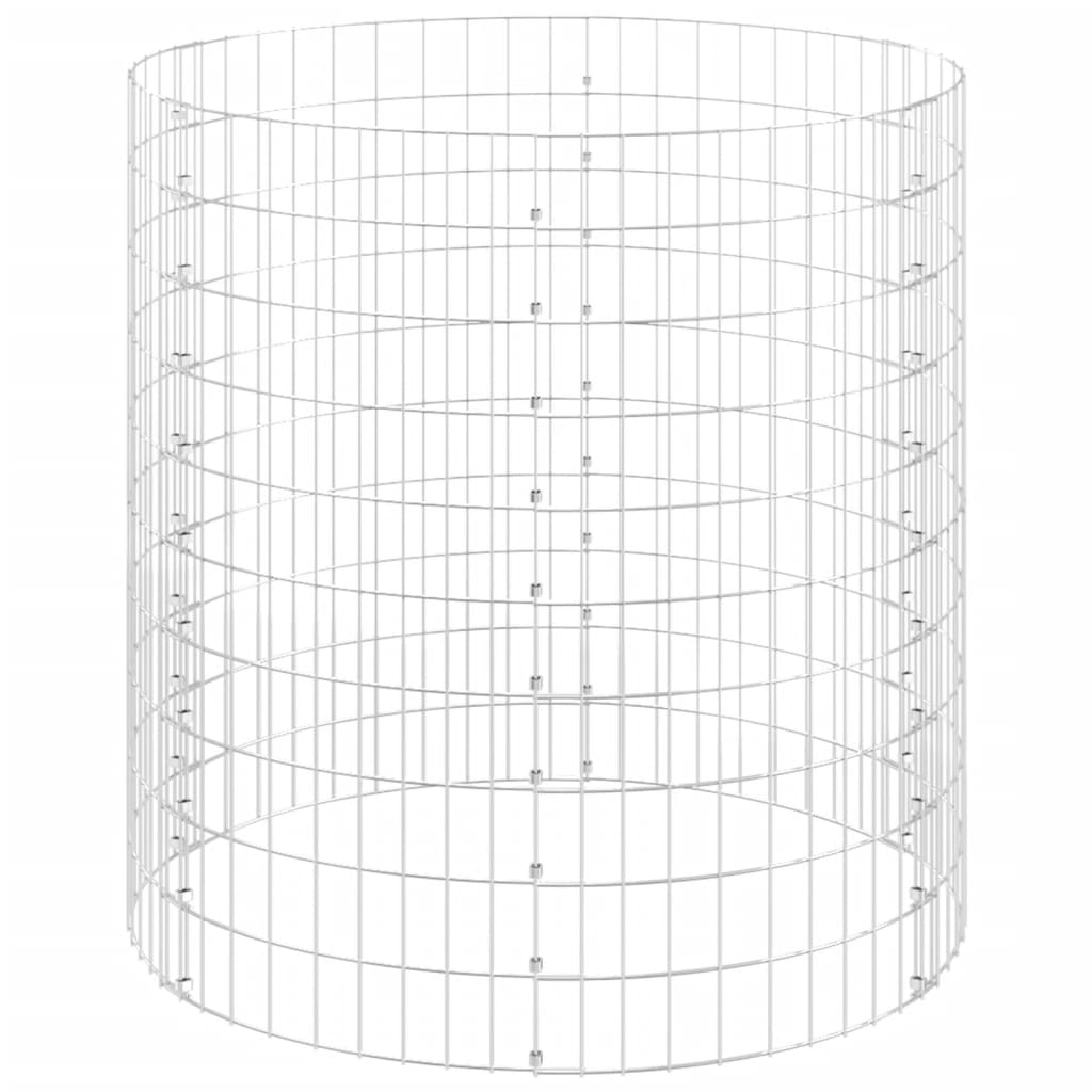 vidaXL Garden Composter Ø100x100 cm Galvanised Steel