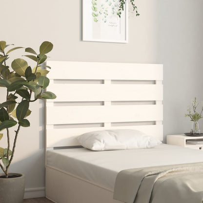 vidaXL Headboard White 90x3x80 cm Solid Wood Pine