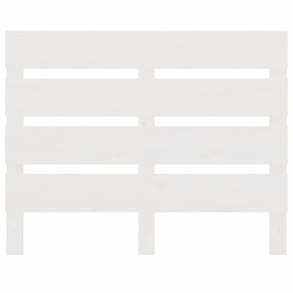 vidaXL Headboard White 90x3x80 cm Solid Wood Pine