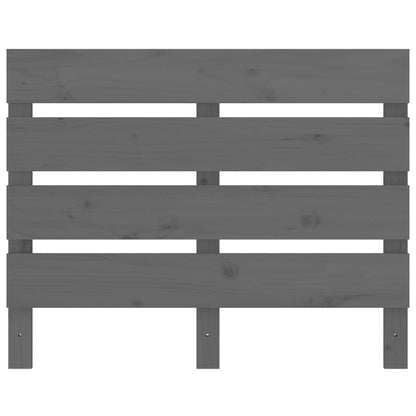 vidaXL Headboard Grey 100x3x80 cm Solid Wood Pine