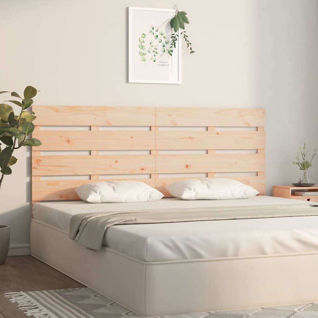 vidaXL Headboard 120x3x80 cm Solid Wood Pine