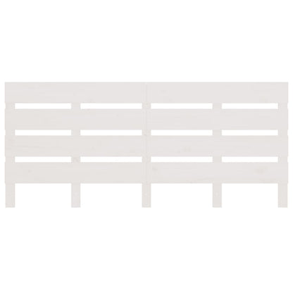 vidaXL Headboard White 120x3x80 cm Solid Wood Pine