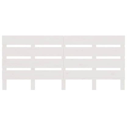 vidaXL Headboard White 140x3x80 cm Solid Wood Pine
