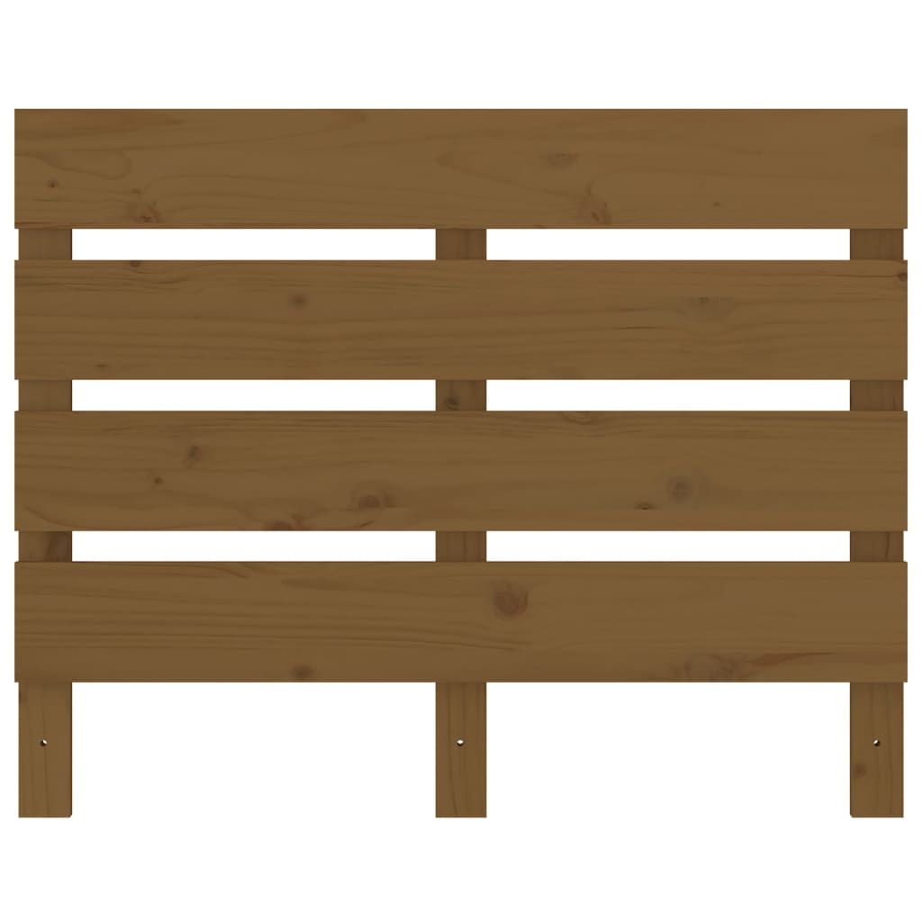 vidaXL Headboard Honey Brown 75x3x80 cm Solid Wood Pine